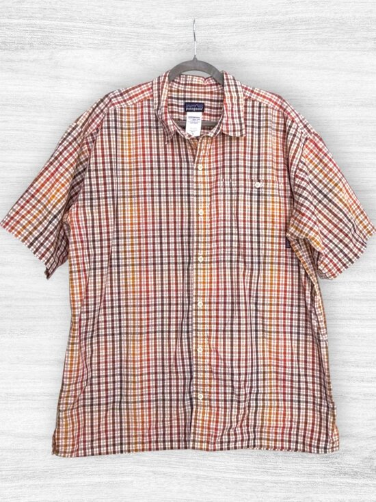 Patagonia | Shirts | Patagonia Puckerware Plaid Short Sleeve
